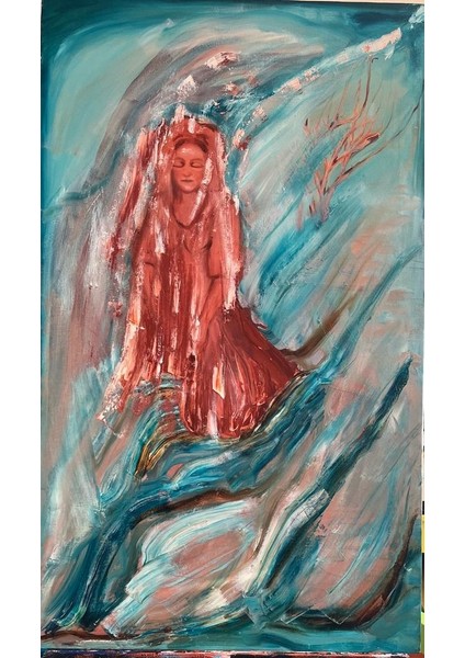 Yansıma Kanvas Üzerine Yağlı Boya 100X60