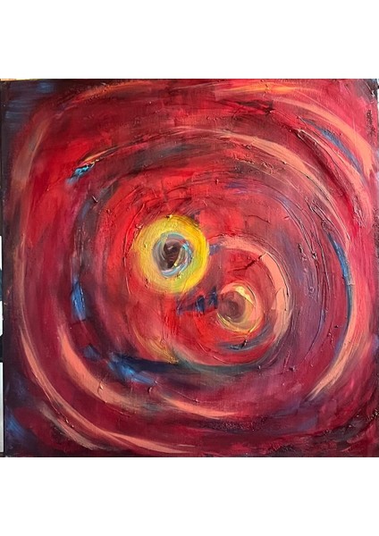 Evren Kanvas Üzerine Yağlı Boya 50X50