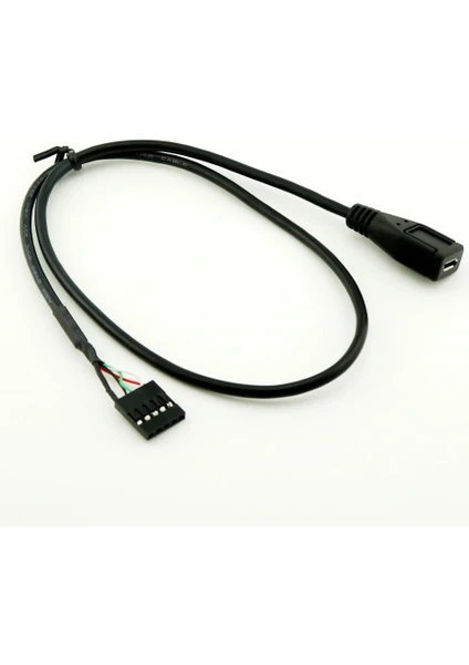 BK Teknoloji Micro USB Dişi To Dupont 5 Pin Dişi Anakart Adaptör Kablosu 50CM