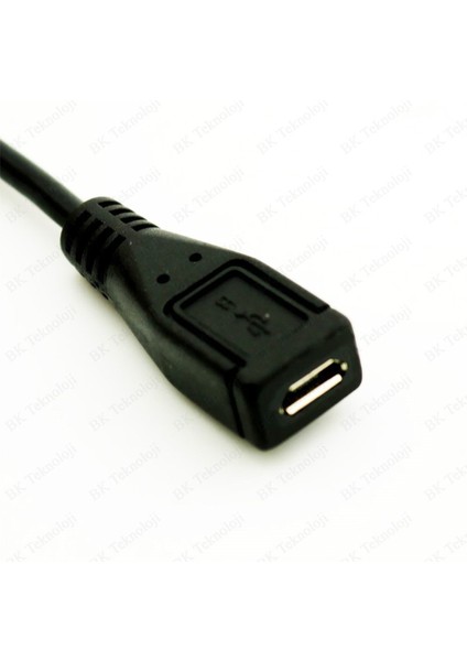 BK Teknoloji Micro USB Dişi To Dupont 5 Pin Dişi Anakart Adaptör Kablosu 50CM