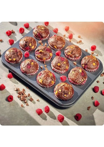 Muffın Kek Kalıbı Cupcake Yanmaz Yapışmaz Kek Çörek Kalıbı
