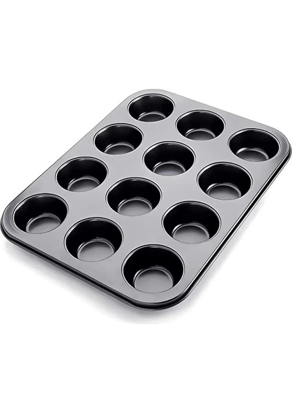 Muffın Kek Kalıbı Cupcake Yanmaz Yapışmaz Kek Çörek Kalıbı