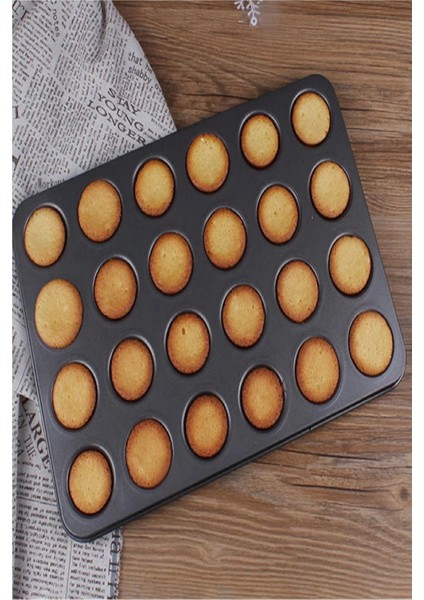 24'lü Muffin Cupcake Kalıbı Yanmaz Yapışmaz Kek Kalıbı fırsatları