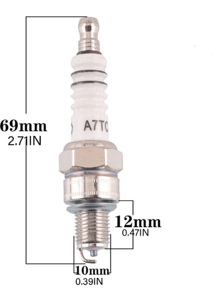 Hsgl Motorsiklet Scooter ve Cup Ateşleme Buji A7TC