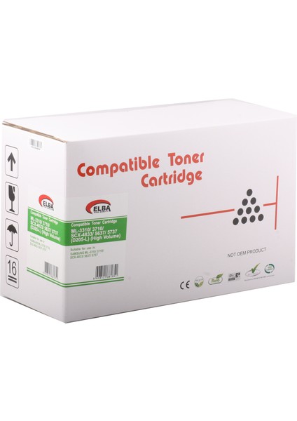 Samsung MLT-D205E Yüksek Muadil Toner ML-3710ND SCX-4833-5637-5737