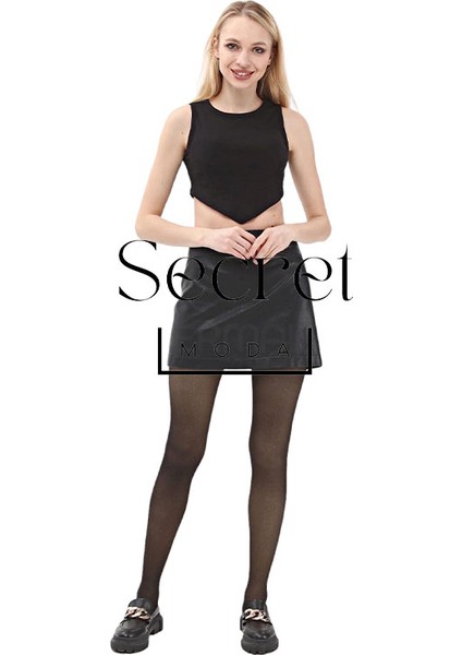 Sıcacık Tutan Peluş Polarlı Toparlayıcı Peluş Polar Külotlu Çorap fırsatları