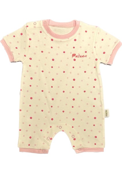 Unisex Bebek Yazlık Penye Tulum Puanlı