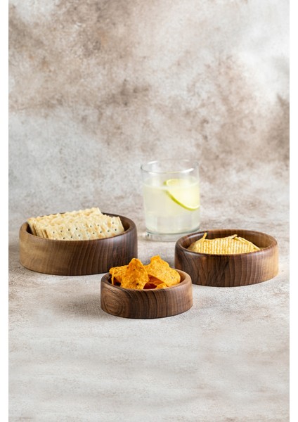 Ceviz Ağacı 3 Parça Çerezlik Seti fiyatları