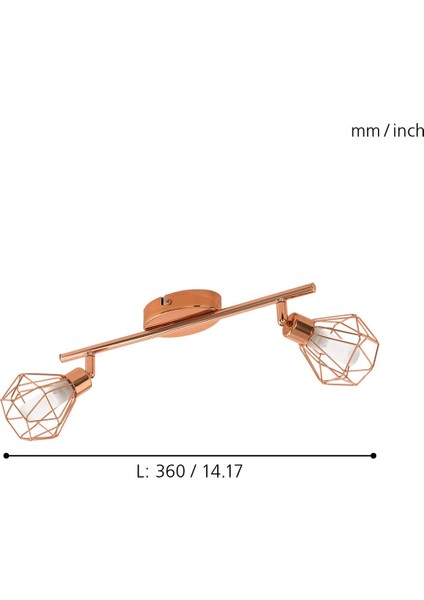 95546 Zapata 2'li Spot Aydınlatma