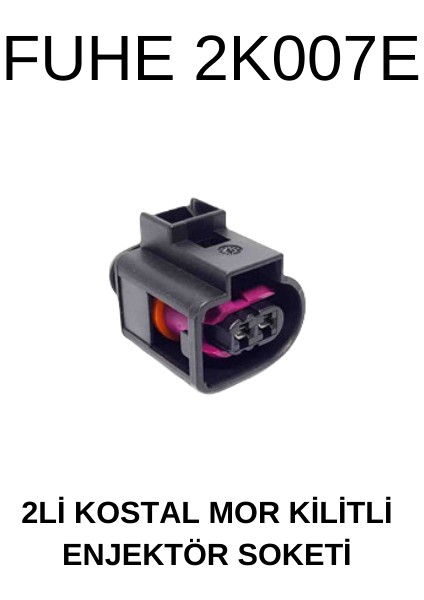 2'li Kostal Mor Kilitli Enjektör Soketi