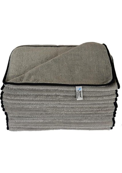 Mikrofiber Uber Çift Yüz Havlu Bez Ultra Oto Kurulama Temizlik ve Cam Bezi 40X60 cm