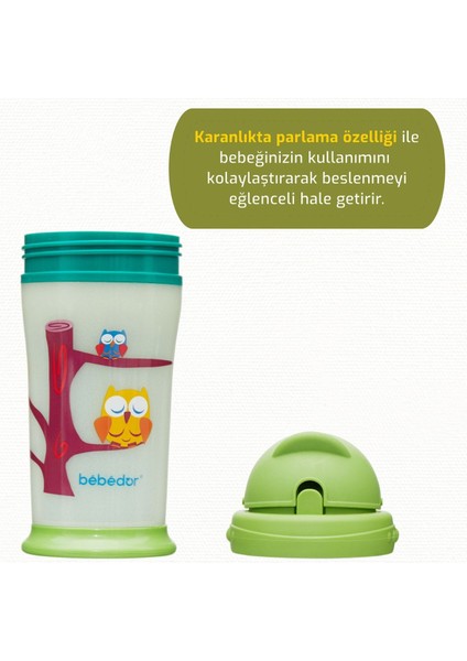 Karanlikta Parlayan Pipetli Alıştırma Bardağı 240 ml modelleri