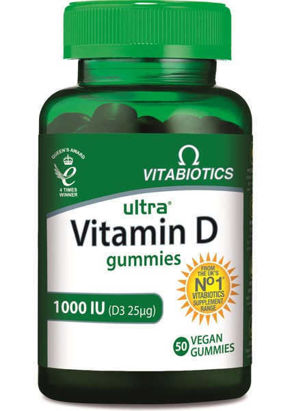 Vitabiotics Ultra Vitamin D Gummies 50 Li 5021265251643