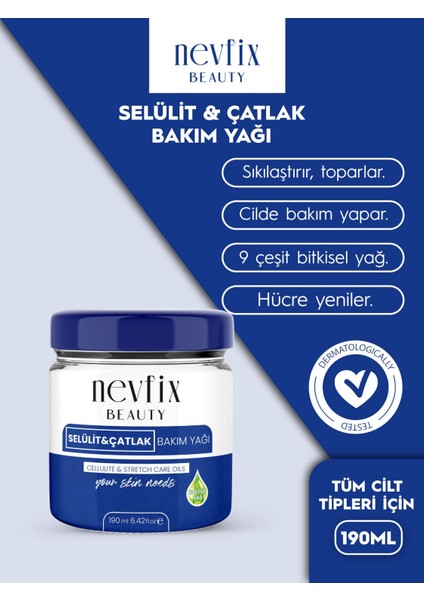 Beauty Selülit ve Çatlak Jeli 190ML 9 Yağ Içeren Jel