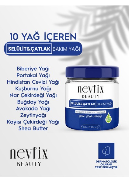 Beauty Selülit ve Çatlak Jeli 190ML 9 Yağ Içeren Jel