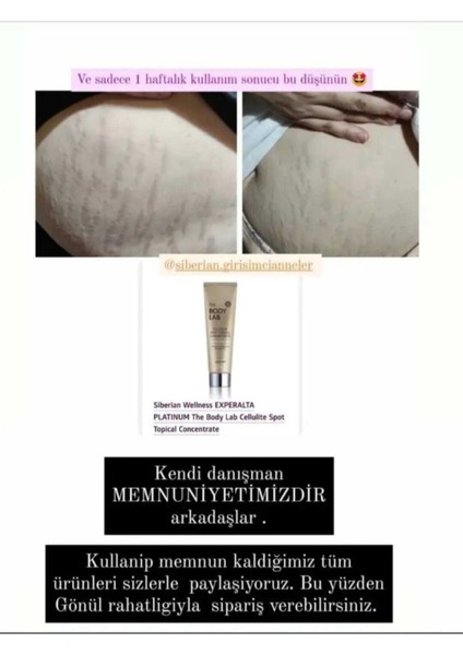 Siberian Welness Sıberıan Wellness Body Lab Sıkılaştırma Krem