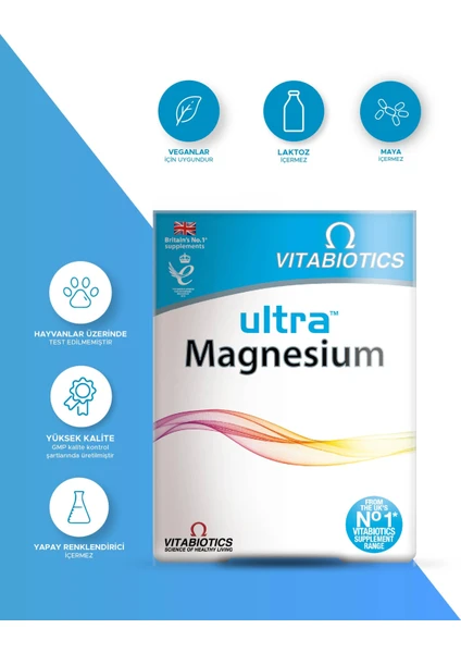 Vitabiotics Ultra Magnesium 60 Tablet