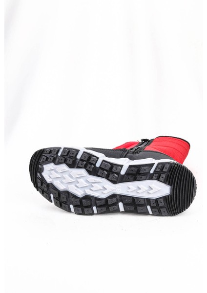 Molina Suya Dayanıklı Fermuarlı Kız/erkek Çocuk Kar Bot Ayakkabı Kırmızı modelleri