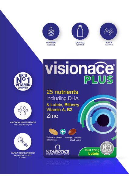 Vitabiotics Visionace Plus 56 Tablet