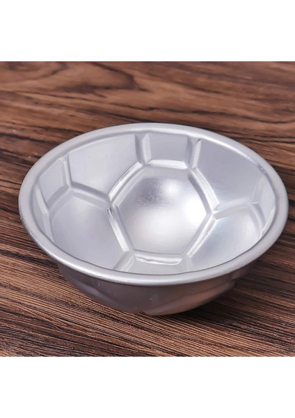 Adet Mini Futbol Topu Kek Tava, Alüminyum Cupcake Pişirme Tavaları, Yarım Küre Şekli Çikolatalı Puding Küçük Kalıp Dekorasyon (Yurt Dışından) fırsatları