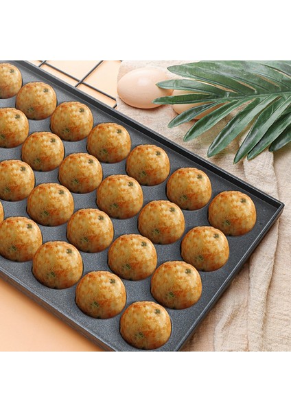 28 Delik 4 cm Takoyaki Sıcak Plaka Yapışmaz Evde Aşçı Takoyaki Takoyaki Plaka Sadece Takoyaki Alüminyum Levhalar (Yurt Dışından) fırsatları