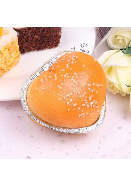 Pişirme Kapları, Folyo Cupcake, 50 Adet 100ML Teneke Folyo Kek Kapaklı Bardak Kalp Şeklinde Isıya Dayanıklı Kalıp (Kırmızı) (Yurt Dışından) indirimleri