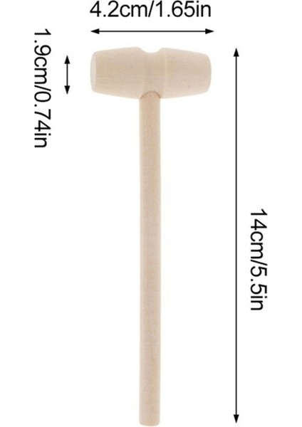 30 Adet Mini Ahşap Çekiç Istakoz Yengeç ve Diğer Kabuklu Deniz Ürünleri, Katı Ahşap Mini Çekiç Vurma Gezegen Kek Ahşap Çekiç (Yurt Dışından) fırsatları