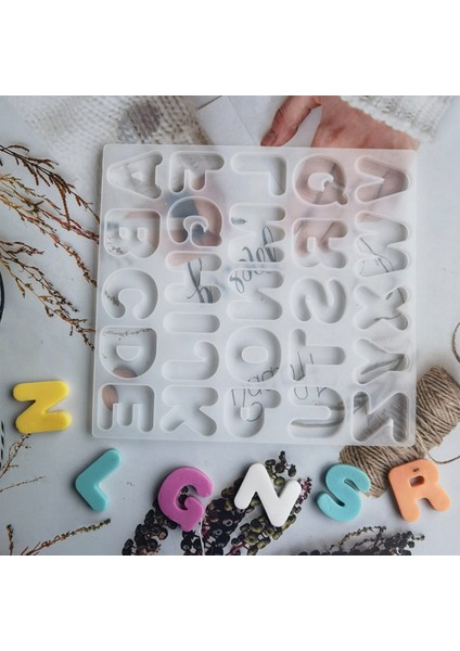Silikon Kek Kalıbı 26 Ingilizce Alfabe Harfleri Buz Kare Şeker Makinesi Tepsi Tava El Yapımı Diy Dekorasyon Araçları Kalıp (Yurt Dışından) fiyatları