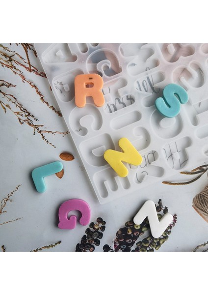 Silikon Kek Kalıbı 26 Ingilizce Alfabe Harfleri Buz Kare Şeker Makinesi Tepsi Tava El Yapımı Diy Dekorasyon Araçları Kalıp (Yurt Dışından) fırsatları