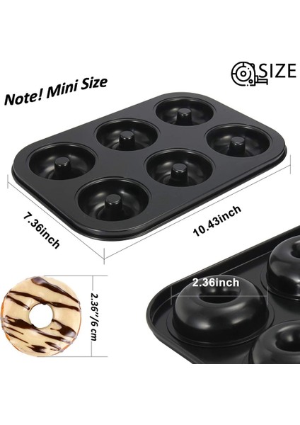 Çörek Tavası, Yapışmaz 6 Gözlü Çörek Pişirme Tavaları, Çörek Kalıbı - Simit Çörek Bisküvi Kek Pişirme Tepsisi Yapıcı Tava (Yurt Dışından) modelleri