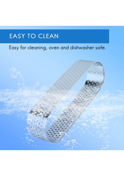 Adet Oval Tartlet Kalıpları Fransız Tatlı Mousse Meyveli Turta Tart Halkası Kiş Kek Kalıbı, Paslanmaz Çelik Tart Mousse Ring (Yurt Dışından) indirimleri