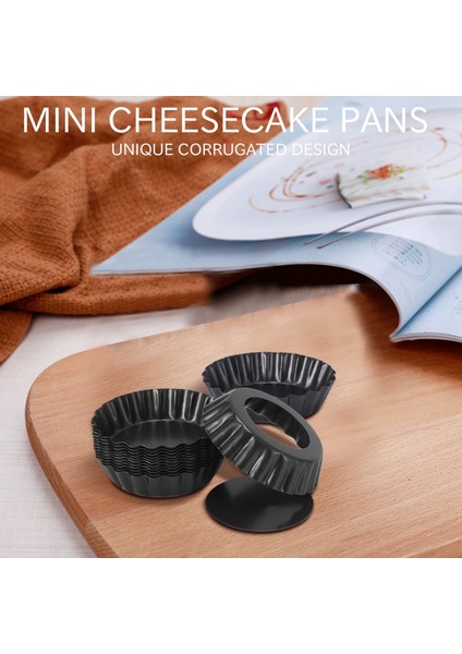 12 Adet Yumurtalı Tart Kalıpları, 3 Inç Mini Tart Tavaları Çıkarılabilir Alt, Cupcake Kek Muffin Kalıbı Teneke Tava Pişirme Aracı (Yurt Dışından) modelleri