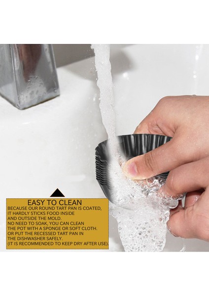 12 Adet Yumurtalı Tart Kalıpları, 3 Inç Mini Tart Tavaları Çıkarılabilir Alt, Cupcake Kek Muffin Kalıbı Teneke Tava Pişirme Aracı (Yurt Dışından) indirimleri