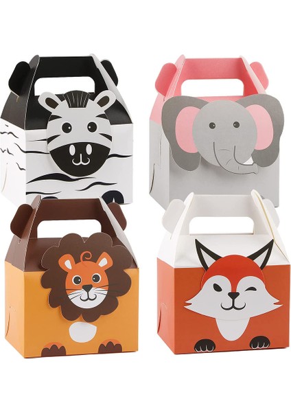 20 Adet Hayvan Parti Çantaları - Çok Renkli (Yurt Dışından)