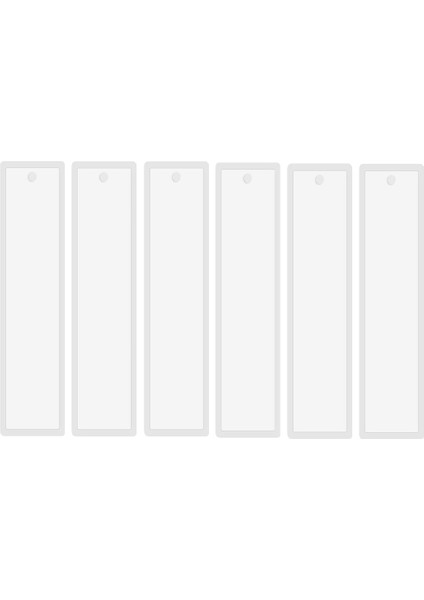 6 Adet/takım 5.7 Inç Dikdörtgen Silikon Imi Kalıp Dıy Imi Kalıp Yapımı Epoksi Reçine Takı Zanaat Şeffaf Kalıp (Yurt Dışından)