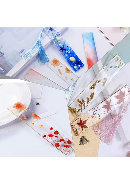 6 Adet/takım 5.7 Inç Dikdörtgen Silikon Imi Kalıp Dıy Imi Kalıp Yapımı Epoksi Reçine Takı Zanaat Şeffaf Kalıp (Yurt Dışından) indirimleri