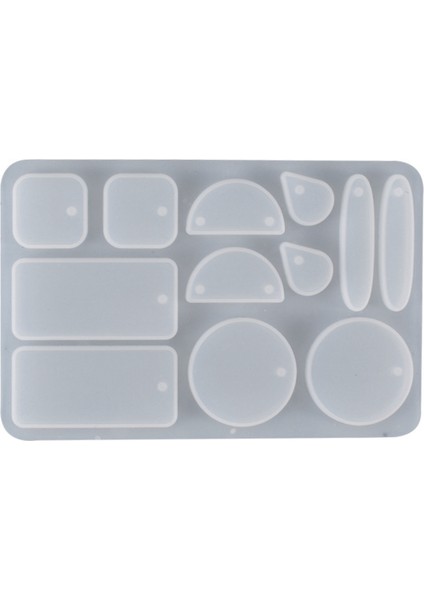 Küpe Dangler Döküm Silikon Kalıp Dıy El Sanatları Takı Kolye Yapımı Araçları Kristal Epoksi Reçine Kalıp (Yurt Dışından)