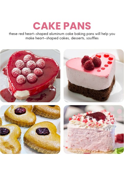 100 Adet Sevgililer Kırmızı Kalp Şeklinde Kek Tava Kek Kapaklı Bardak Tek Kullanımlık Kek Kapları Turta Pişirme Tavaları Kapları (Yurt Dışından) fırsatları