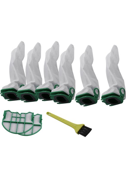 Vorwerk Için 6 Parça Yedek Torba Kobold VB100 Elektrikli Süpürge Için 2 Parça Hepa Filtre (Yurt Dışından)
