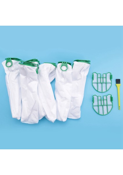 Vorwerk Için 6 Parça Yedek Torba Kobold VB100 Elektrikli Süpürge Için 2 Parça Hepa Filtre (Yurt Dışından)
