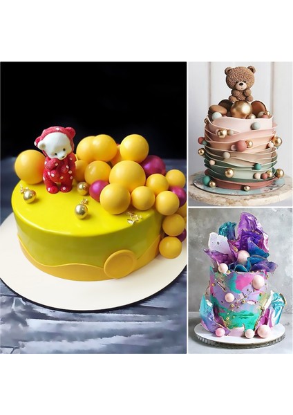 Adet Silikon Kek Modeli Çikolata Fudge Kalıp Inci Top Şekli Dıy Pişirme Mutfak Pişirme Kek Aracı Dekorasyon (Yurt Dışından) fiyatları