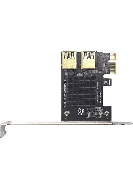 Pcı-E Yükseltici Kart Pcıe 1 Ila 2 USB 3.0 Çoğaltıcı Video Kartı Yükseltici Için Hub Yükseltici Bitcoin Madenciliği Için Pcı Express X1 (Yurt Dışından)