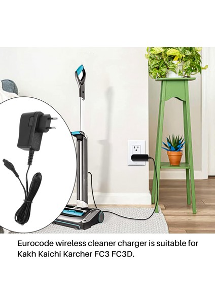 Karcher Fc3 FC3D Kablosuz Temizleyici Şarj Cihazı Için Akıllı Şarj Güç Kaynağı, Ab Tak (Yurt Dışından)