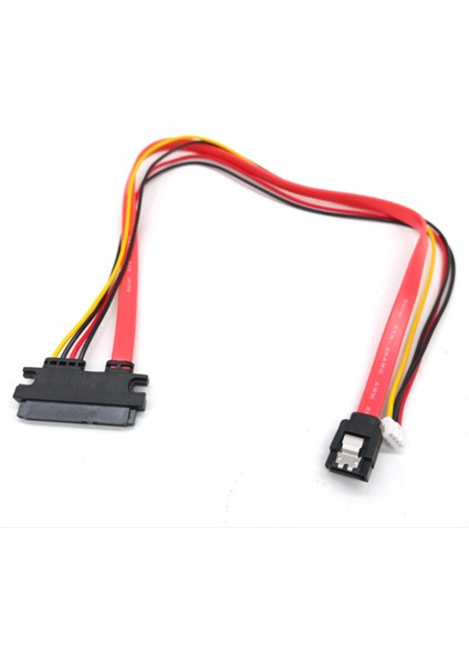 Sabit Sürücü Veri Güç Kaynağı Tümleşik Kablo Küçük 4pin Dişi ve Sata 3.0 Erkek - Sata 22PIN(7+15PIN) Veri Güç Kablosu (Yurt Dışından)
