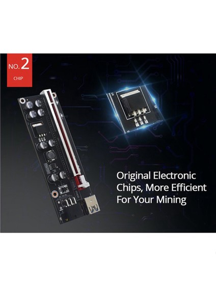 12 Adet VER009S Artı Yükseltici Kart Sata 1x Ila 16X 6pin USB 3.0 Kablosu Pcıe Pcı-E Pcı Express Adaptörü Genişletici Madencilik Madenci (Yurt Dışından) fırsatları