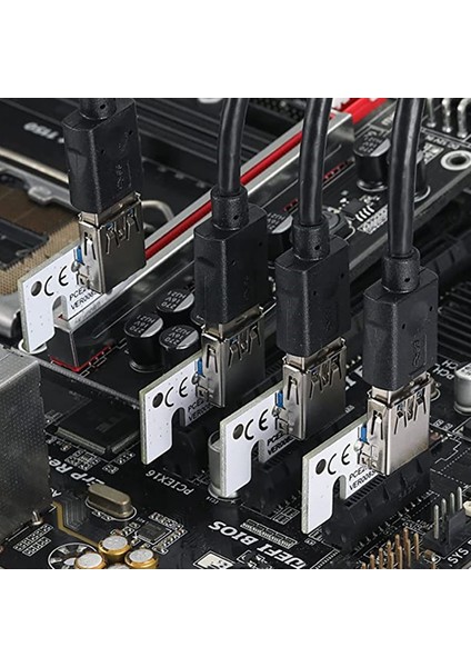 Paket V011 Pro Pcı-E 1x Ila 16X Usb3.0 60CM Grafik Yükseltici Kartı, Bitcoin Gpu Madenciliği Için 10 Katı Kapasitörlü (Yurt Dışından) indirimleri