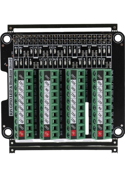 Ahududu Pi Için Gpıo LED Terminal Bloğu Kesme Kartı A+ 3A+ B+ 2b 3b 3b+ 4b (Yurt Dışından)