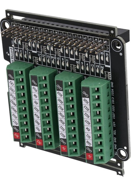 Ahududu Pi Için Gpıo LED Terminal Bloğu Kesme Kartı A+ 3A+ B+ 2b 3b 3b+ 4b (Yurt Dışından)