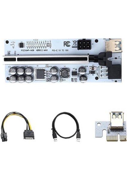 VER012 Max USB 3.0 Pcı-E X1 - X16 Genişletici Yükseltici Ekspres Kablo Yükseltici Video Kartı Için Pcı-E Yükseltici Kart Madencilik Için (Yurt Dışından)