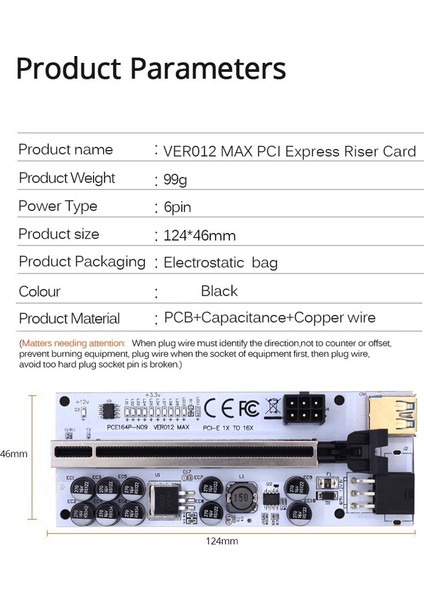 VER012 Max USB 3.0 Pcı-E X1 - X16 Genişletici Yükseltici Ekspres Kablo Yükseltici Video Kartı Için Pcı-E Yükseltici Kart Madencilik Için (Yurt Dışından)